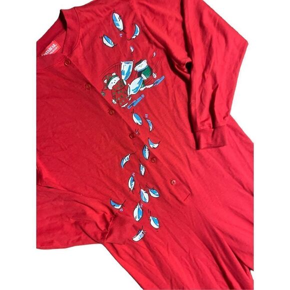 Santa Bear Vintage 80s Christmas / Winter onesie - fits unisex large - Picture 2 of 3